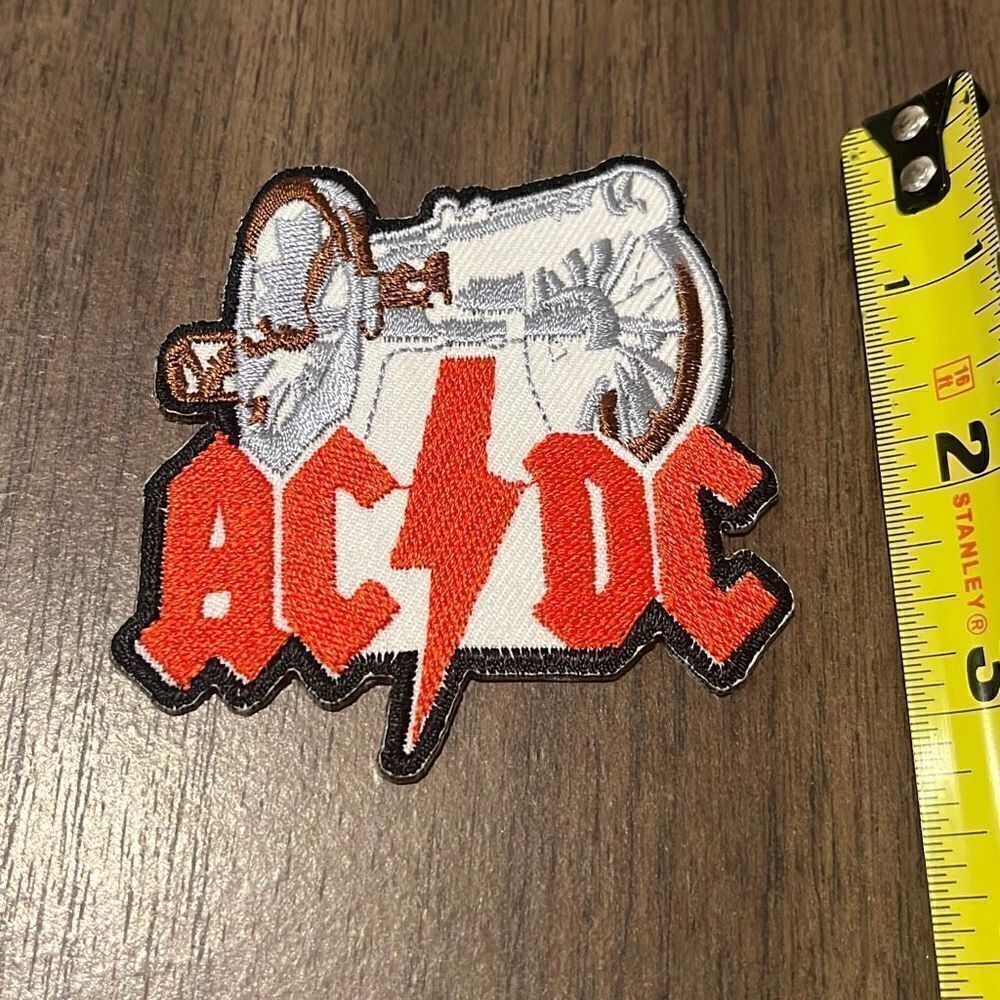 AC/DC ACDC Cannon Iron On Appliqué Patch